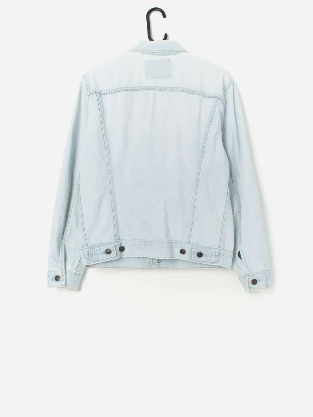 80s vintage Levis trucker jacket in pale blue – Small