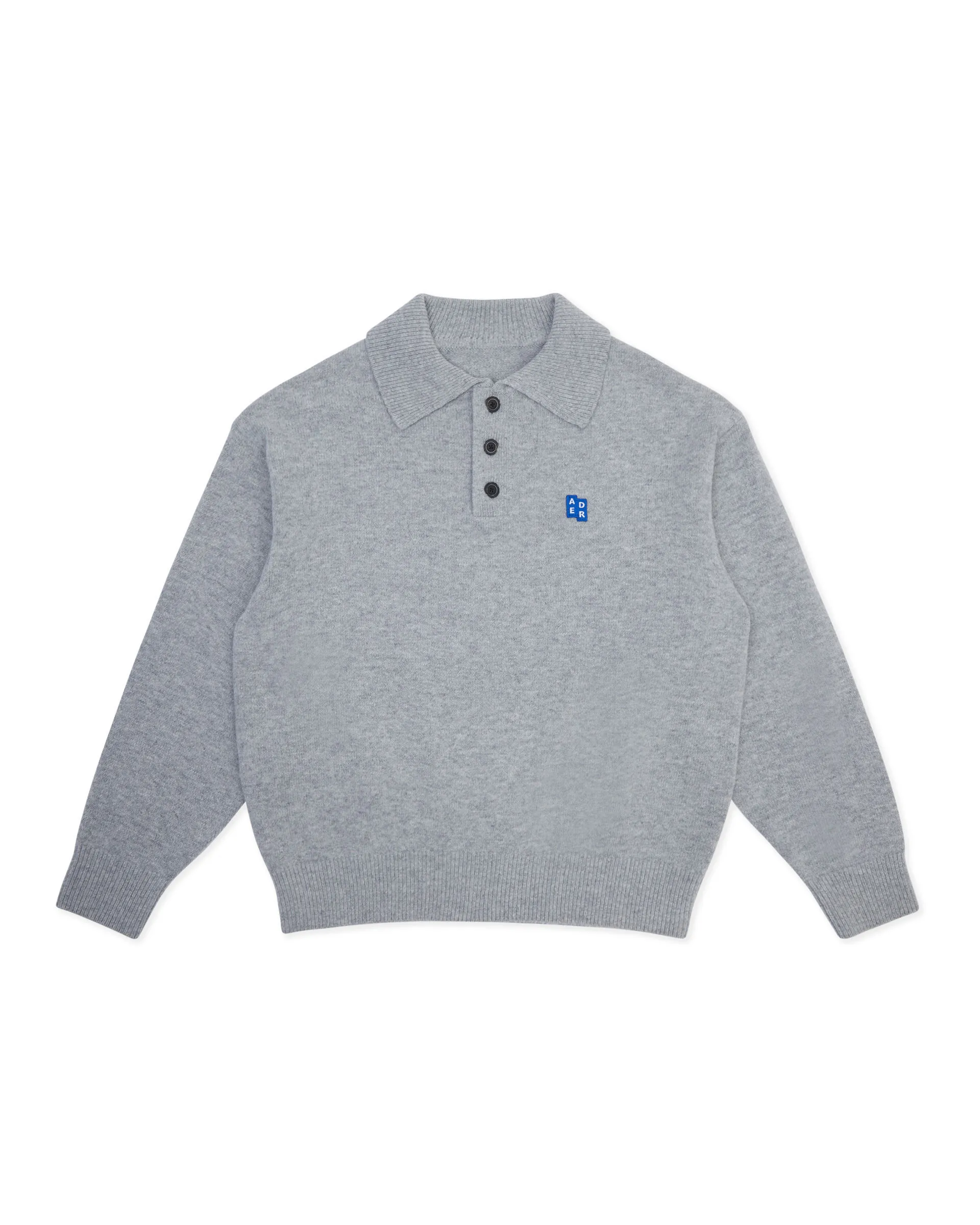 ADERERROR  |Unisex Street Style Long Sleeves Logo Polos