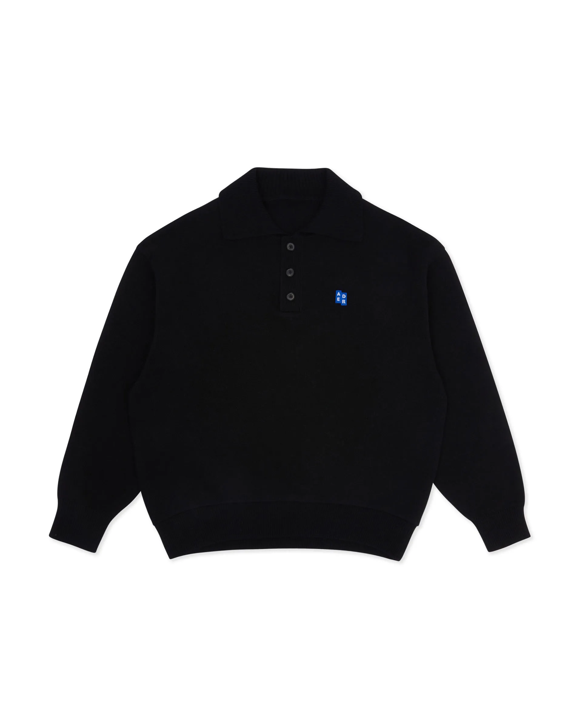 ADERERROR  |Unisex Street Style Long Sleeves Logo Polos