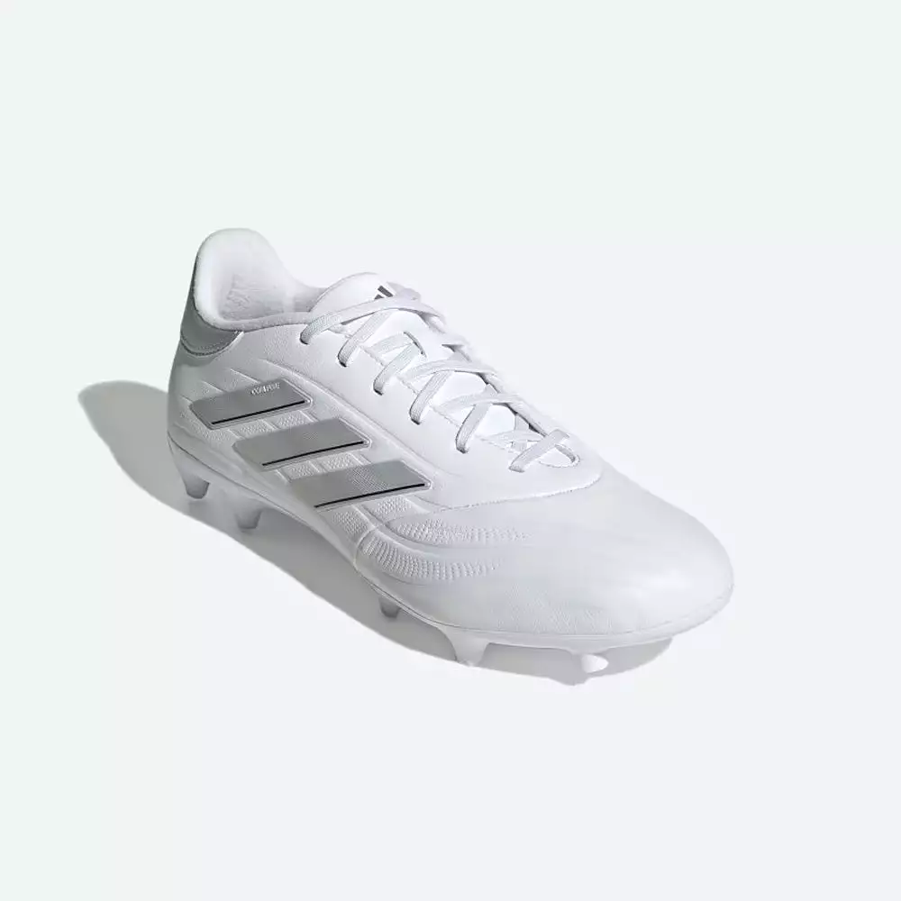 Adidas Copa Pure II League FG Football Boots (Cloud White/Cloud White/Silver Metallic)