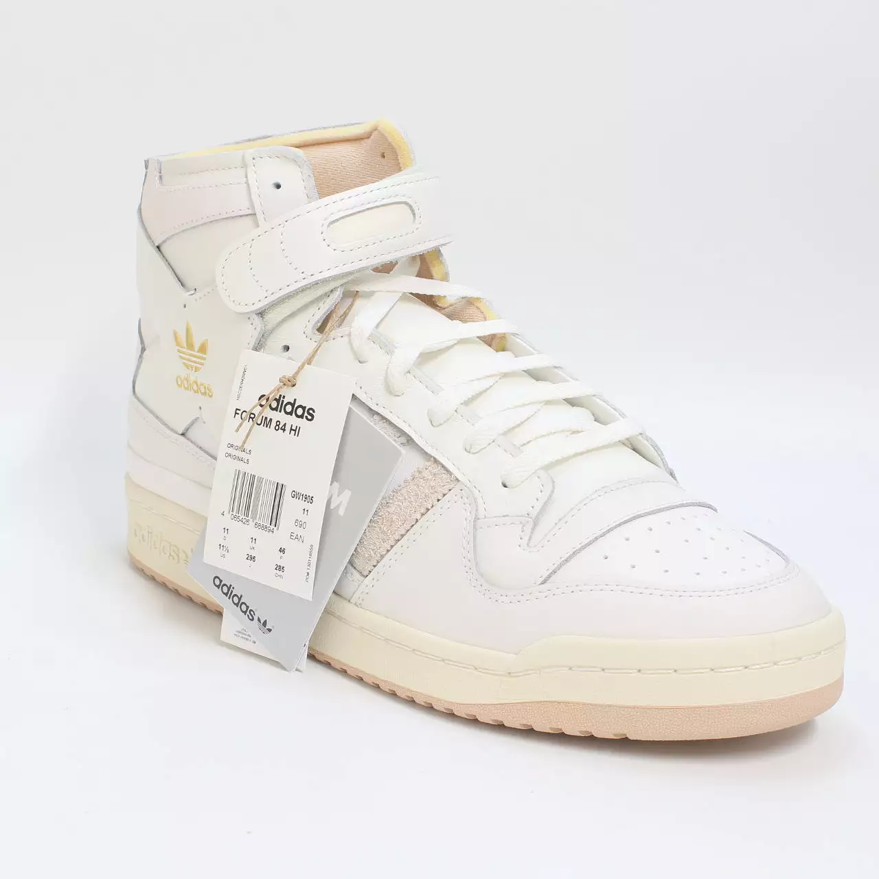 adidas Forum 84 Hi Cloud White Aluminium Trainers