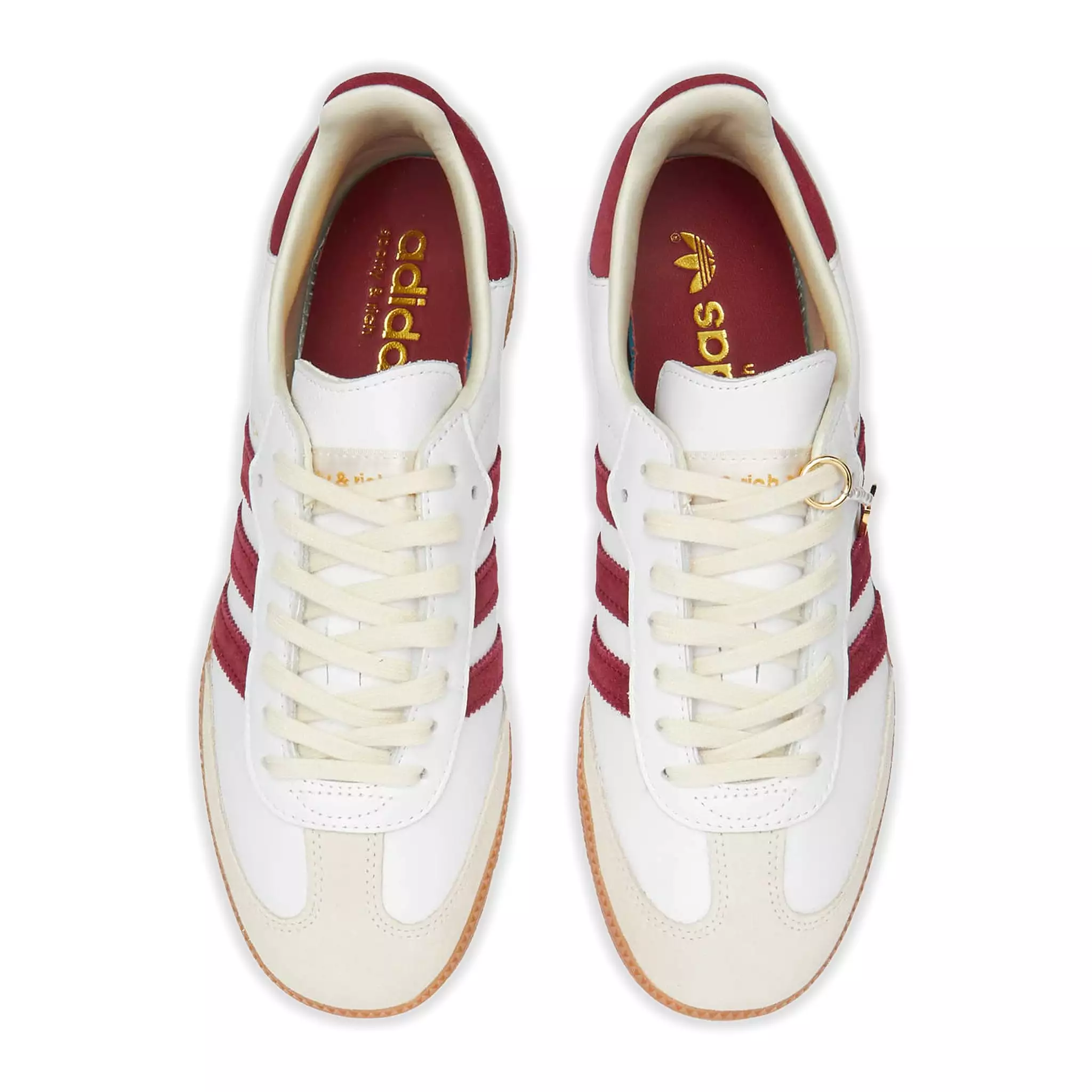 Adidas Samba Sporty & Rich White Collegiate Burgundy