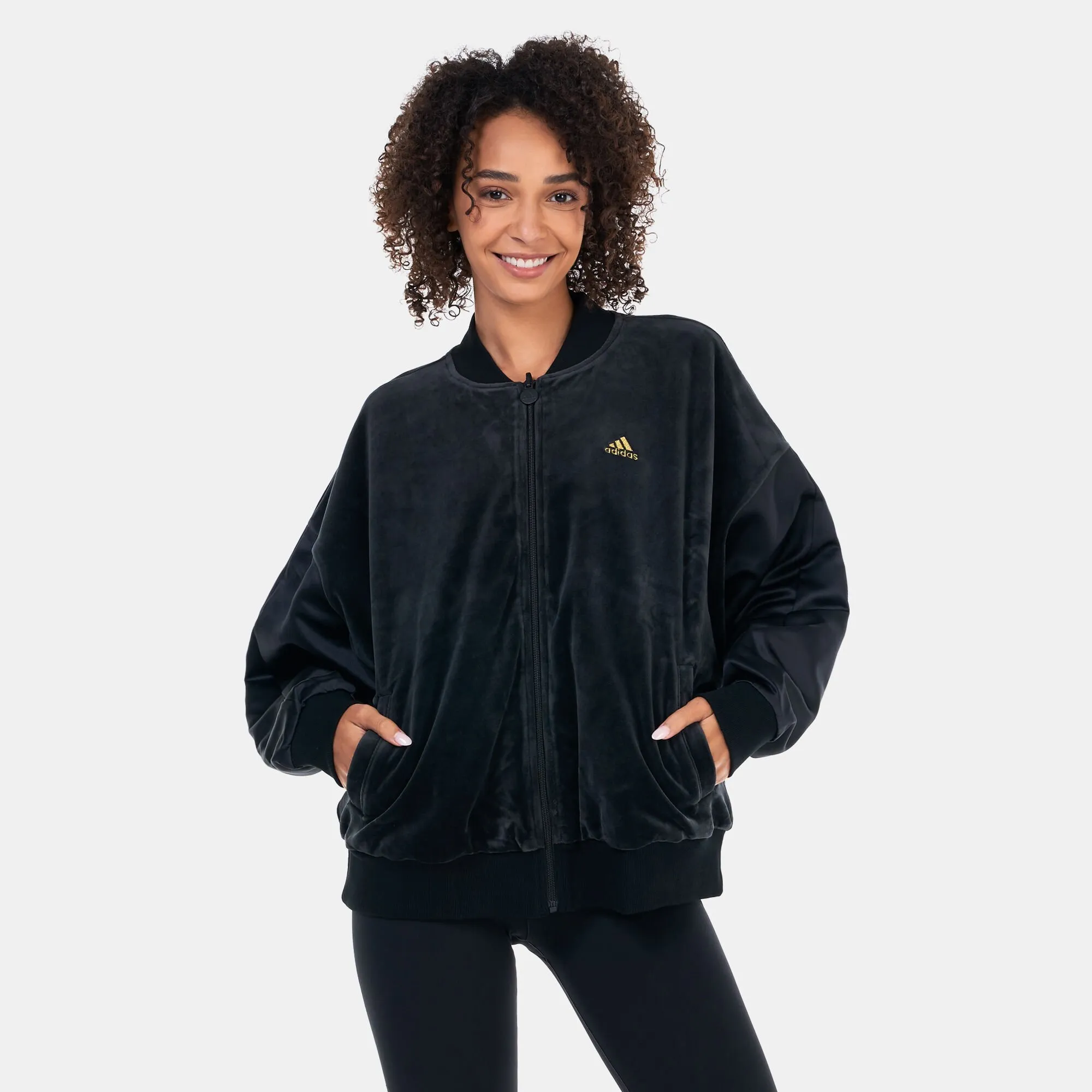 adidas Women's Embossed Monogram Reversible Jacket