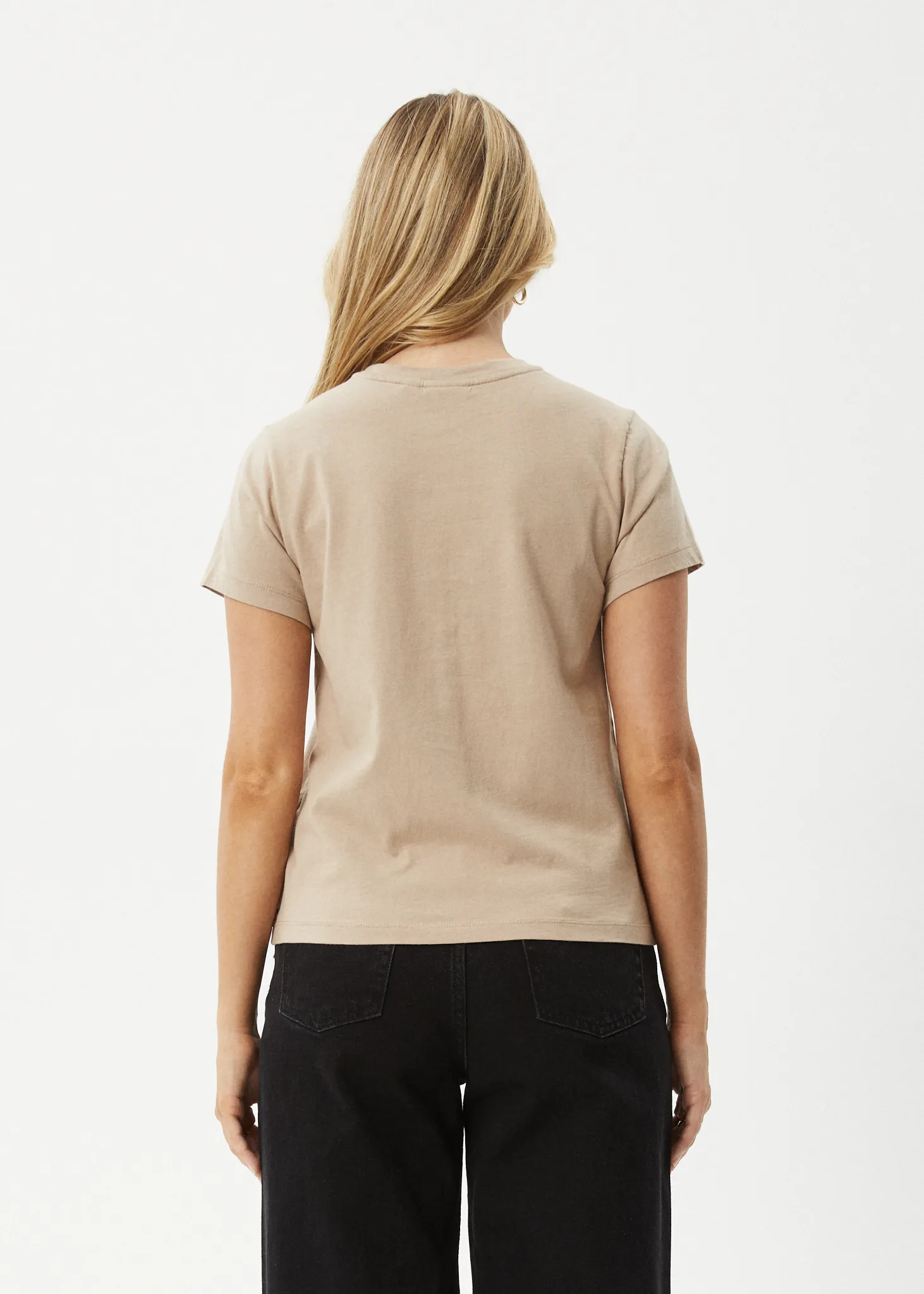 AFENDS Womens Garden Buds - Classic T-Shirt - Taupe