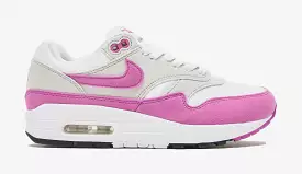 Air Max 1 Fuchsia Dream Womens Lifestyle Shoes (Neutral Grey/Fuchsia Dream)