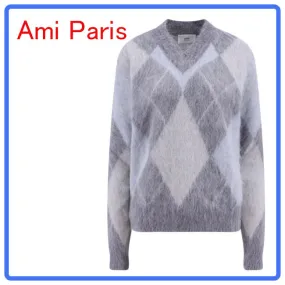 AMI PARIS  |Argile V-Neck Long Sleeves V-neck & Crew neck