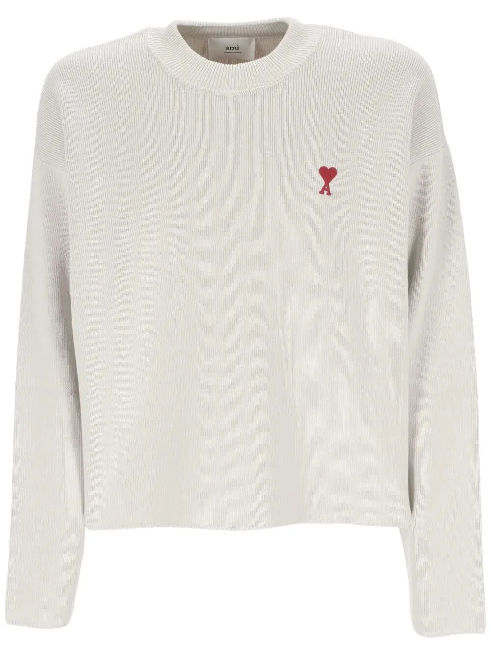 AMI PARIS  |Long Sleeves Plain Logo V-neck & Crew neck