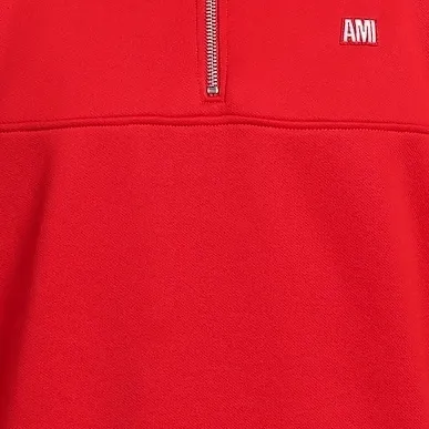 AMI PARIS  |Unisex Nylon Street Style Long Sleeves Plain Cotton Logo