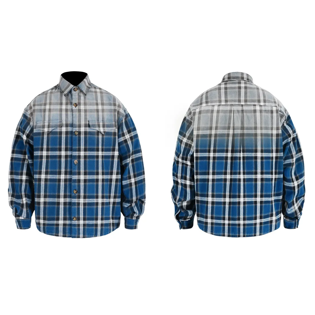 ANTIDOTE  |Other Plaid Patterns Unisex Street Style Long Sleeves Cotton