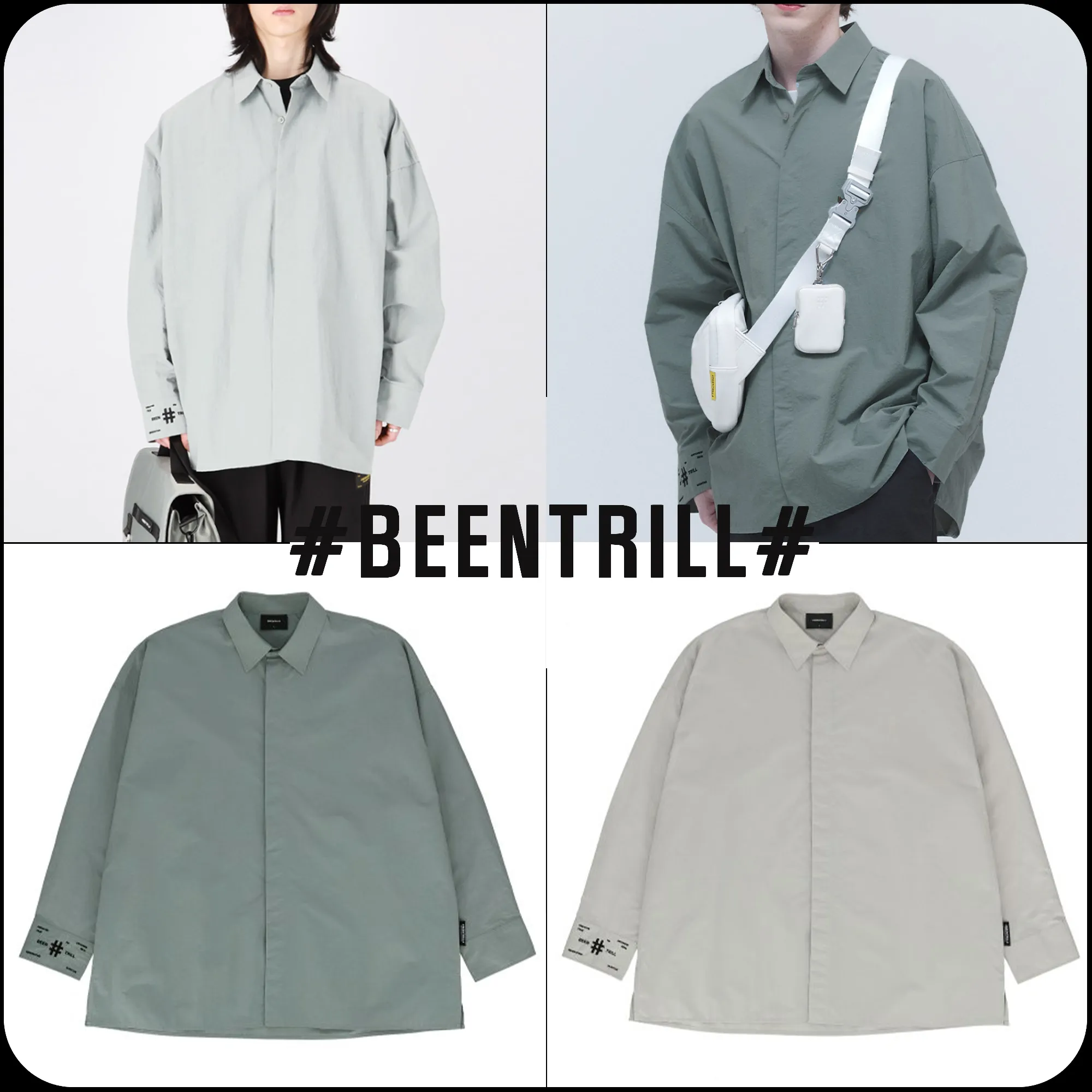 BEEN TRILL  |[BEENTRILL]★WOVEN OUTER TYPE RELAXED FIT SHIRT