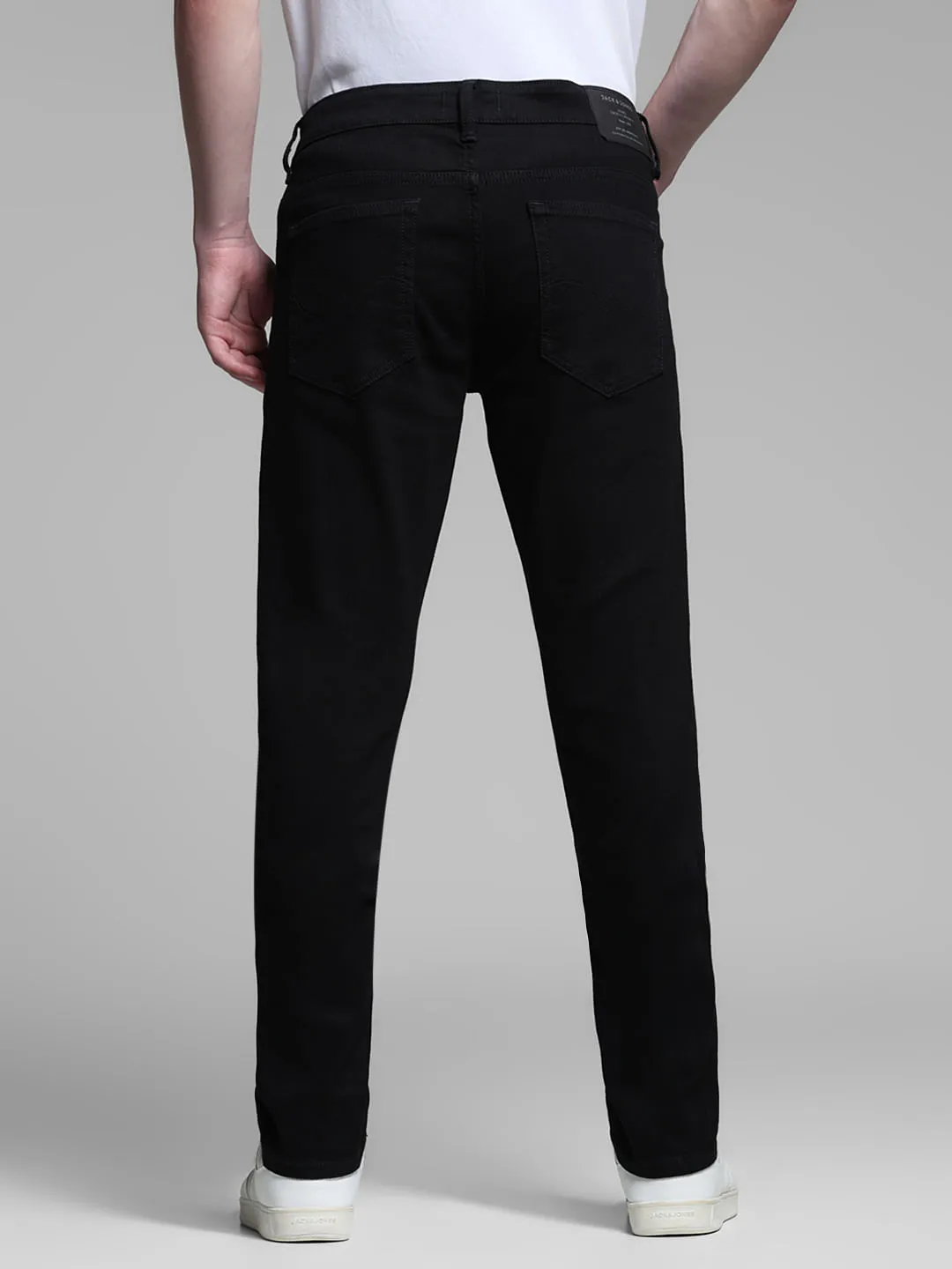 Black Low Rise Glenn Slim Fit Jeans