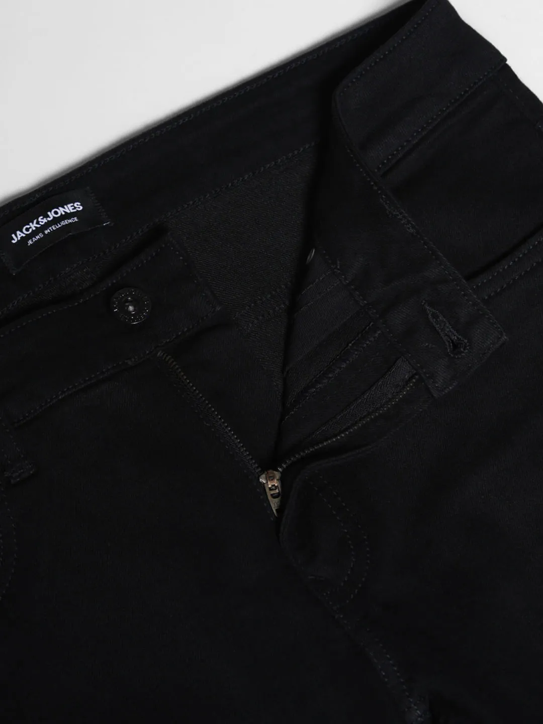 Black Low Rise Glenn Slim Fit Jeans