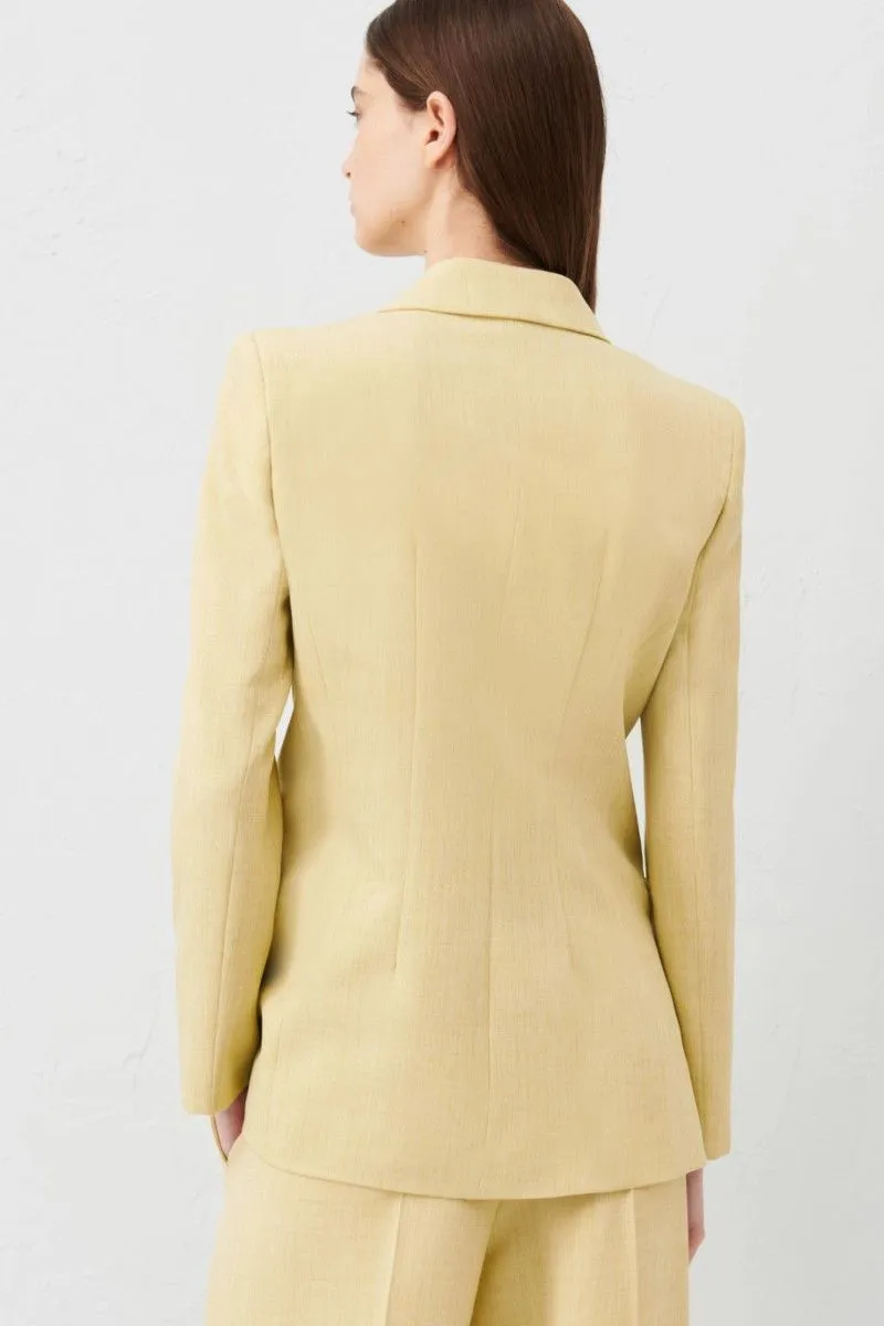 Blazer doppiopetto donna Giallo