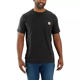 'Carhartt' Men's Force Relaxed Fit Midweight Pocket Tee - Black