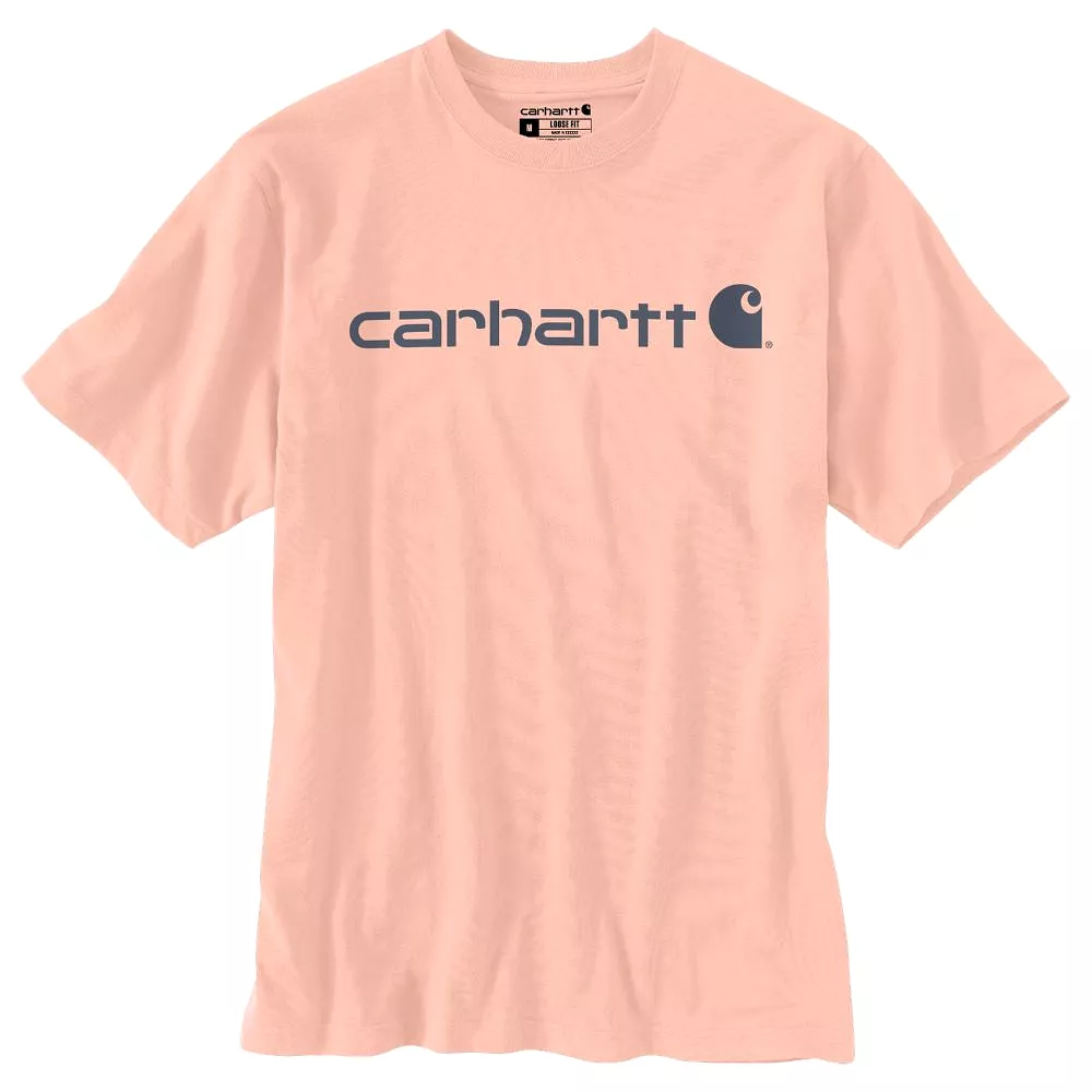 'Carhartt' Men's Heavyweight Logo T-Shirt - Tropical Peach