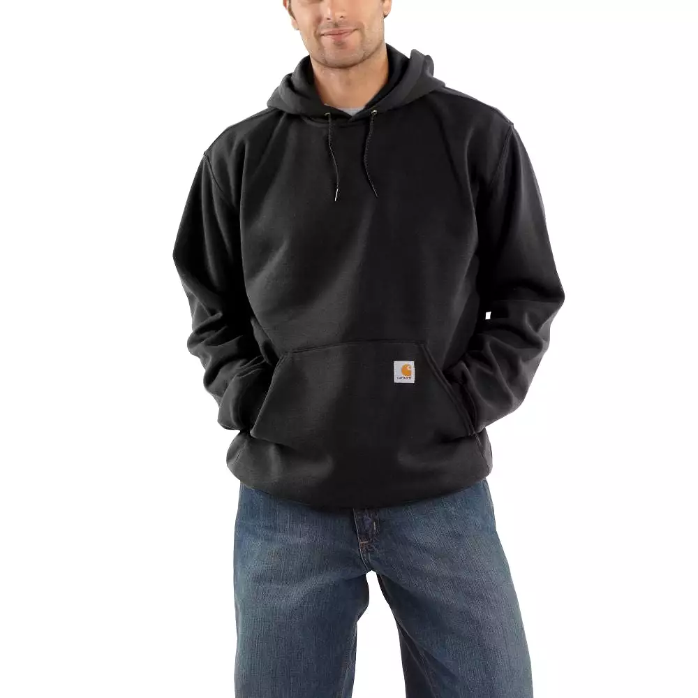 'Carhartt' Men's Loose Fit Midweight Pullover Hoodie - Black