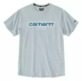 'Carhartt' Men's Midweight Logo Graphic T-Shirt - Dew Drop