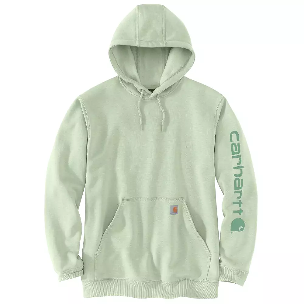 'Carhartt' Men's Midweight Sleeve Logo Hoodie - Tender Greens