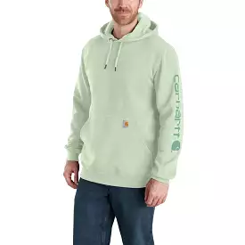 'Carhartt' Men's Midweight Sleeve Logo Hoodie - Tender Greens