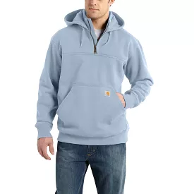 'Carhartt' Men's Rain Defender Loose Fit Heavyweight 1/4 Zip Hoodie - Neptune