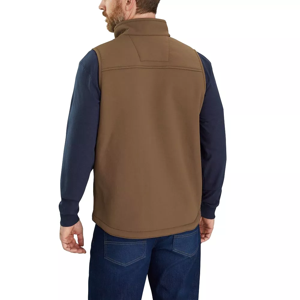 'Carhartt' Men's Super Dux Relaxed Fit Sherpa Lined Vest - Coffee