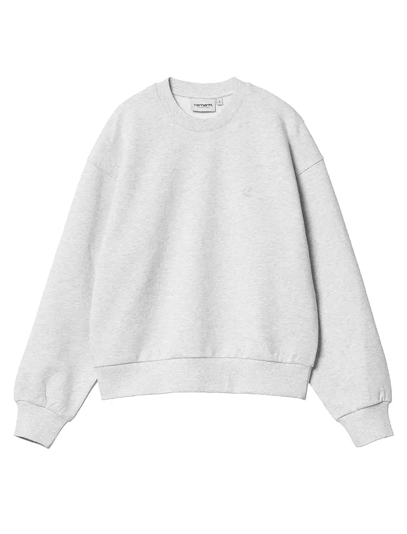 Carhartt WIP Womens Casey Sweatshirt Ash Heather / Silver