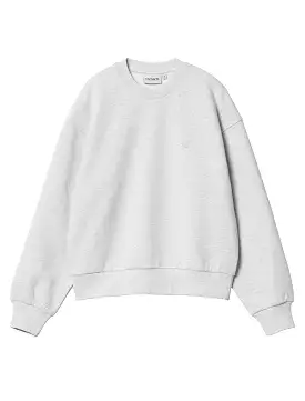 Carhartt WIP Womens Casey Sweatshirt Ash Heather / Silver