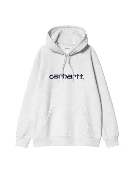 Carhartt WIP Womens Hooded Sweat Ash Heather / Tyriant