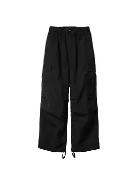 Carhartt WIP Womens Jet Cargo Pant Black Rinsed