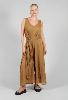 Ceila Jumpsuit in Dried Tobacco