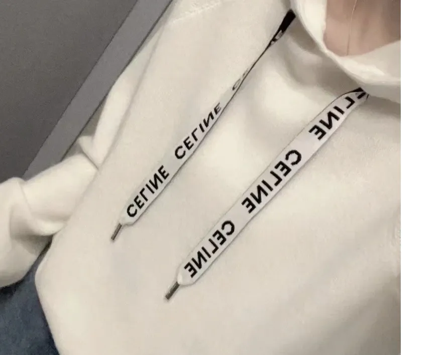 CELINE  |Casual Style Long Sleeves Plain Elegant Style Logo