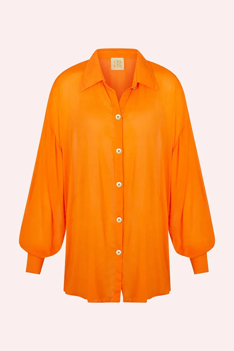 Cin Cin - Solace Button Up Shirt - Orange