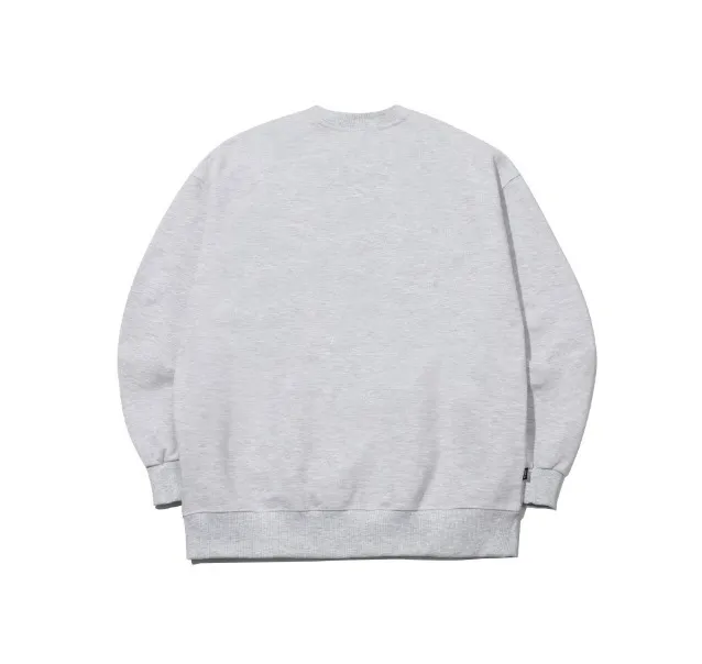 COMPAGNO  |Unisex U-Neck Long Sleeves Cotton Oversized Sweatshirts