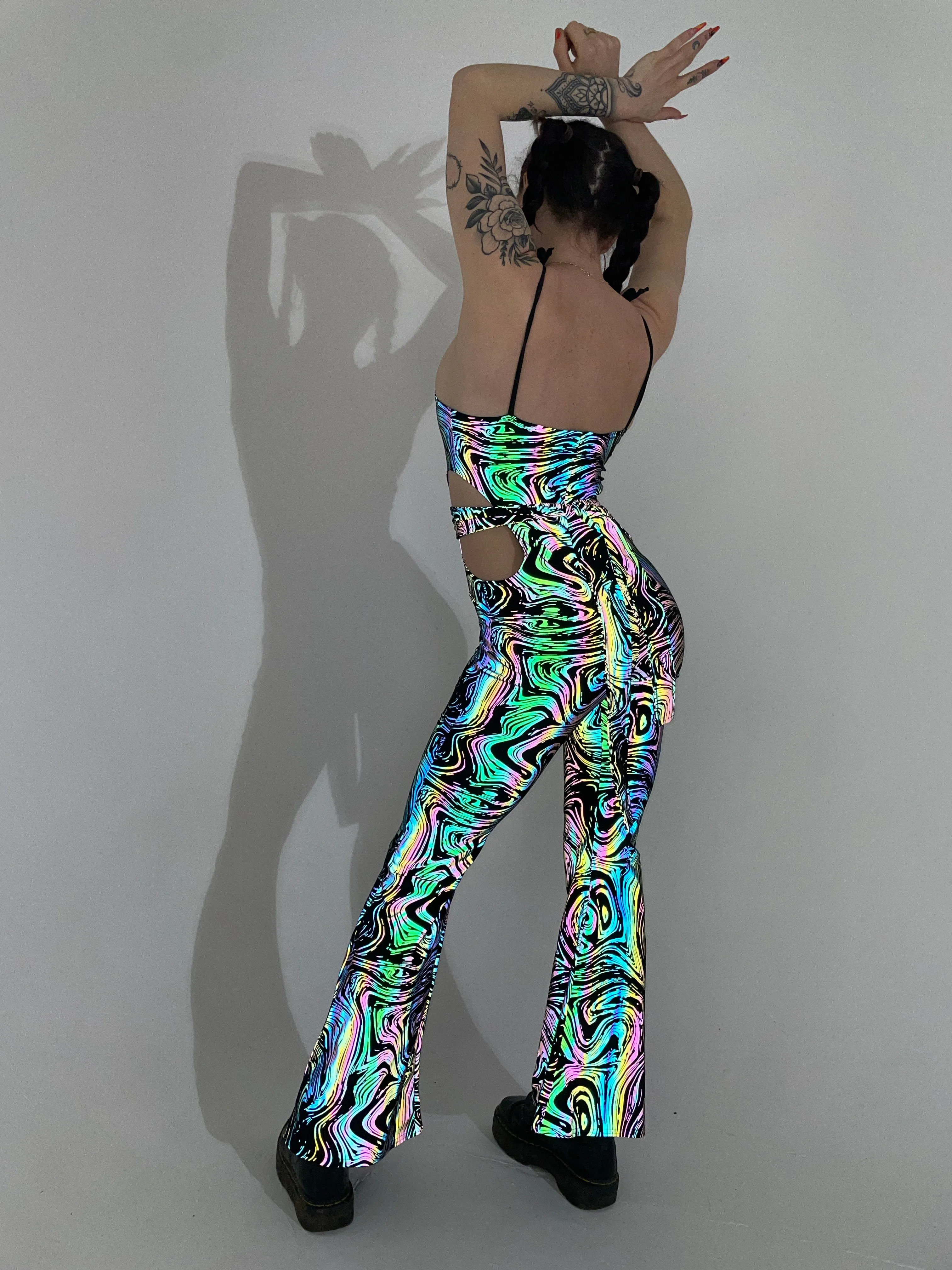 Cosmic Ripple - Cut-Out Jumpsuit