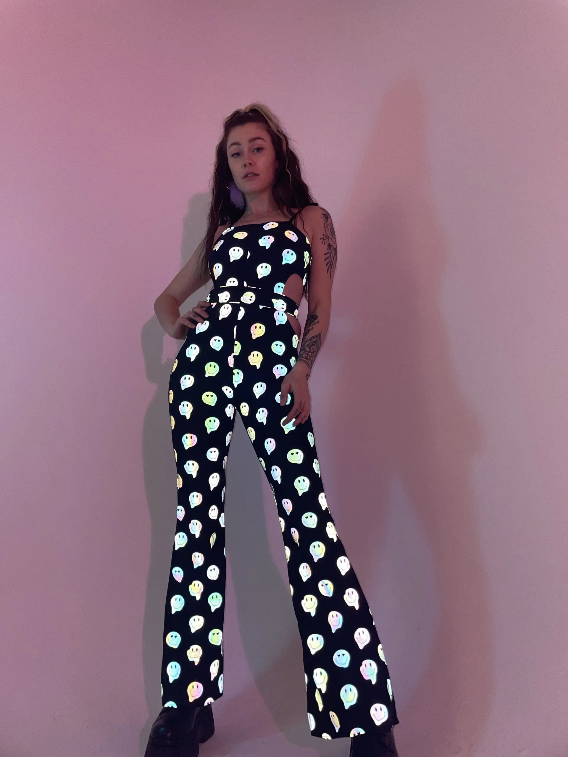 Cosmic Ripple - Cut-Out Jumpsuit