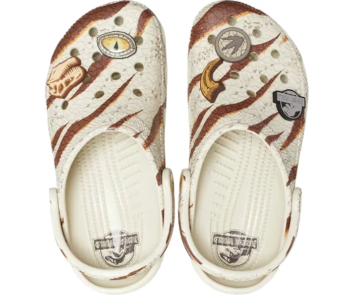 Crocs Adult Jurassic World Classic Clog - Bone