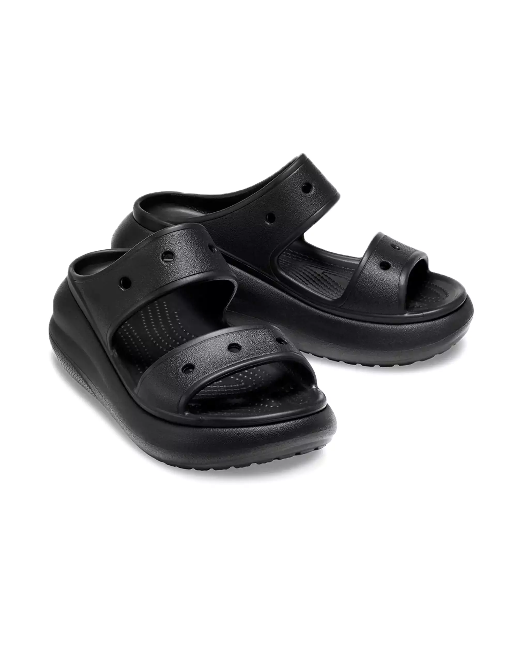 Crocs Classic Crush Sandal Nero