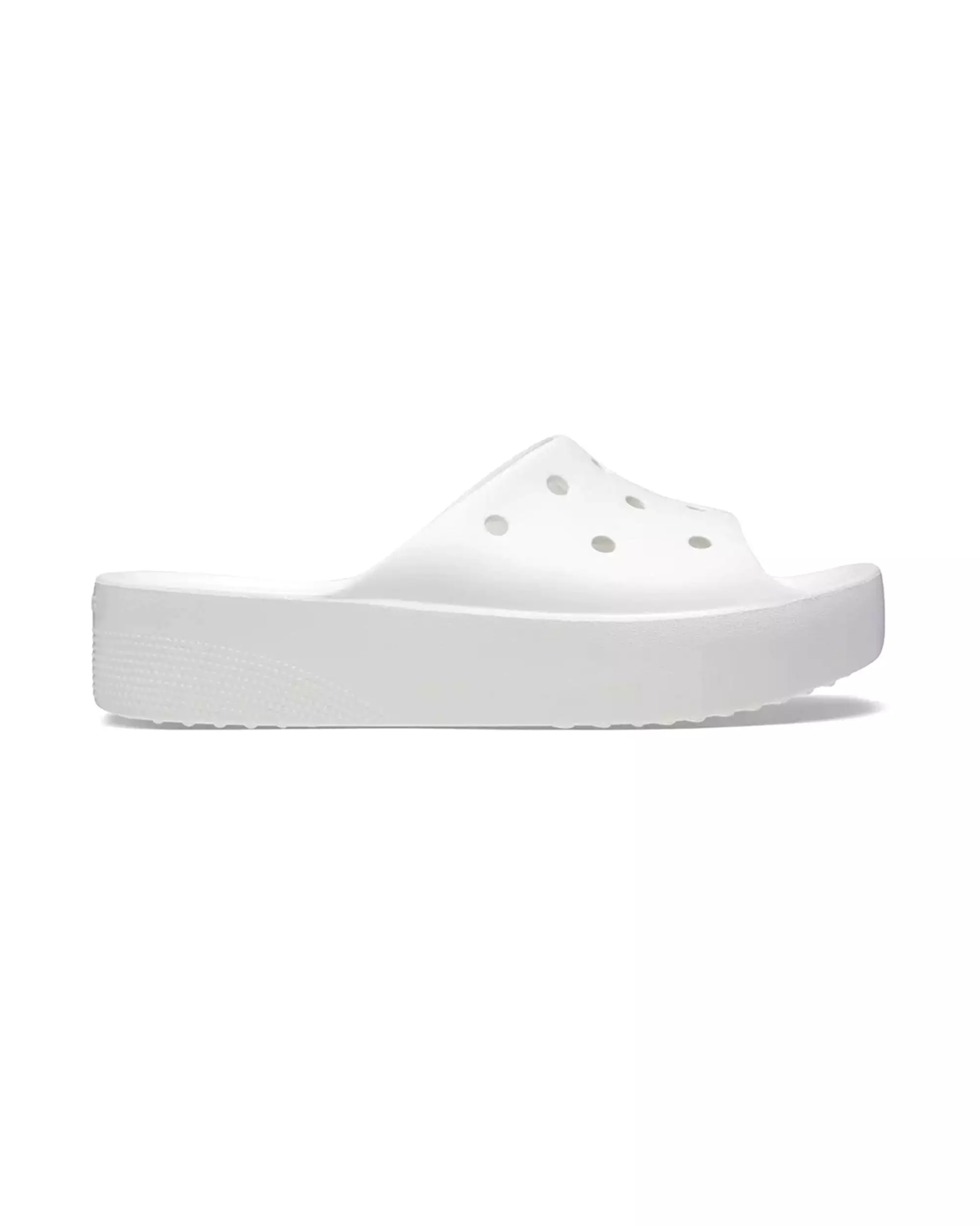 Crocs Classic Platform Slide Bianco