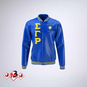 Custom Satin Baseball Jacket - Sigma Gamma Rho