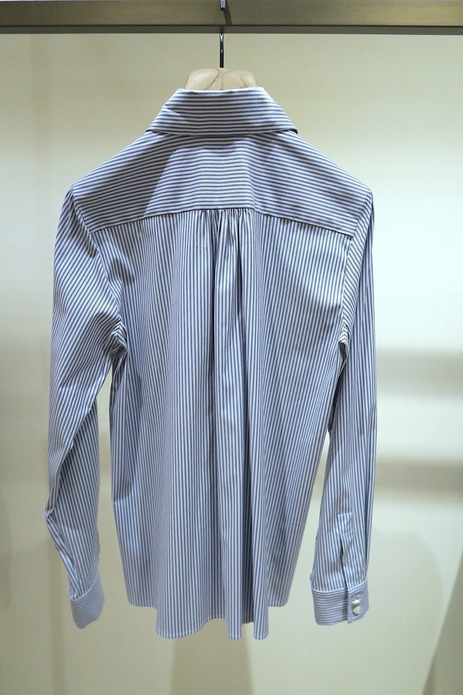 Diffusione Tessile  |Stripes Long Sleeves Cotton Outlet Shirts & Blouses