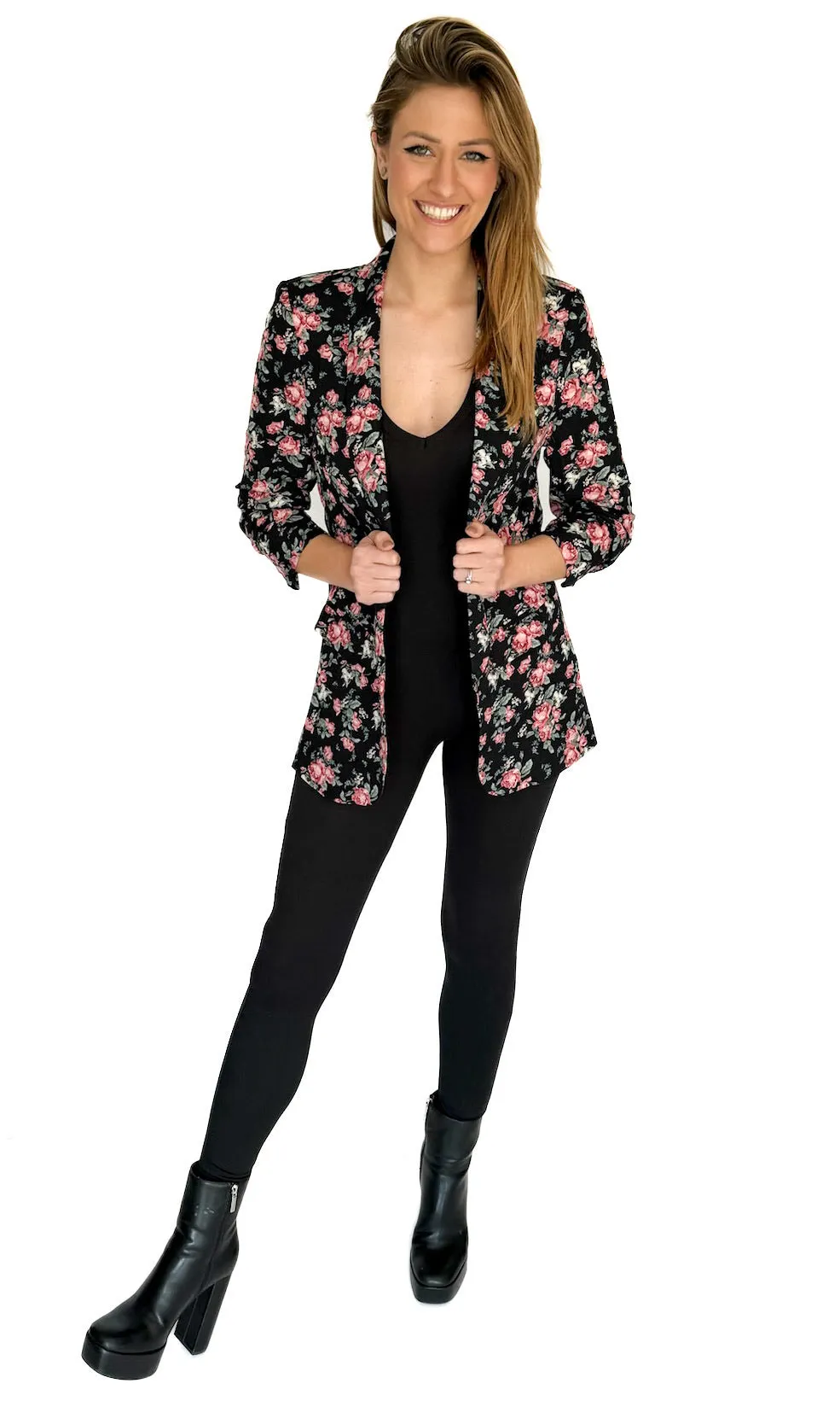 Floral Blazer