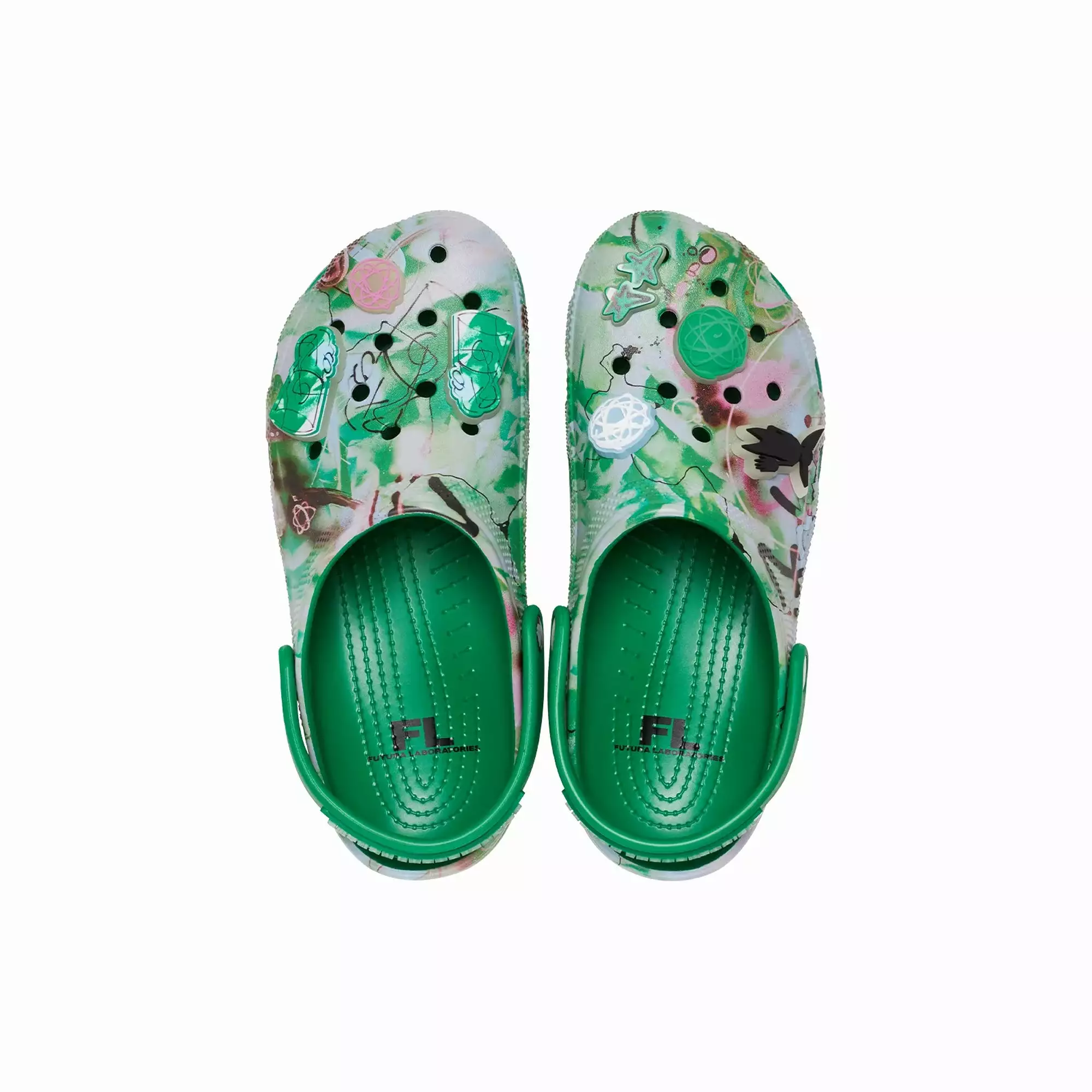 FUTURA LAB X CROCS CLASSIC RO CLOG 'GREEN IVY'