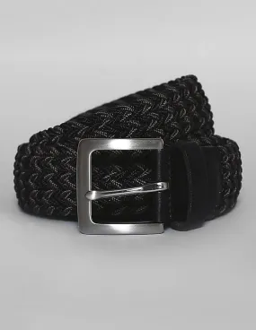 GAP Men Black Metallic Buckle Stretchable Belt