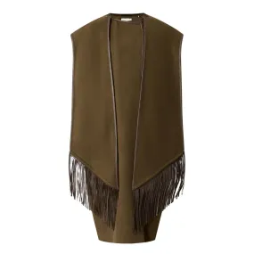 ISABEL MARANT Irvana Scarf-Detailed Coat - Bronze