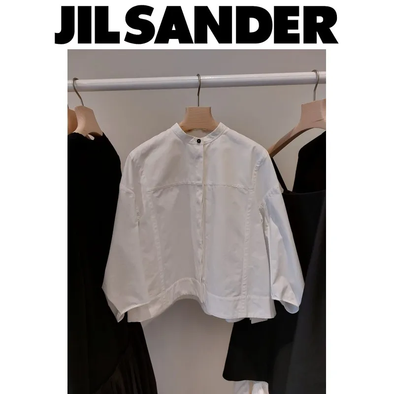 Jil Sander  |Casual Style Long Sleeves Plain Office Style Elegant Style