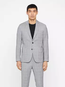 J.Lindeberg Mens Hopper PP UNC Voyager Wool Blazer - CLOUD WHITE