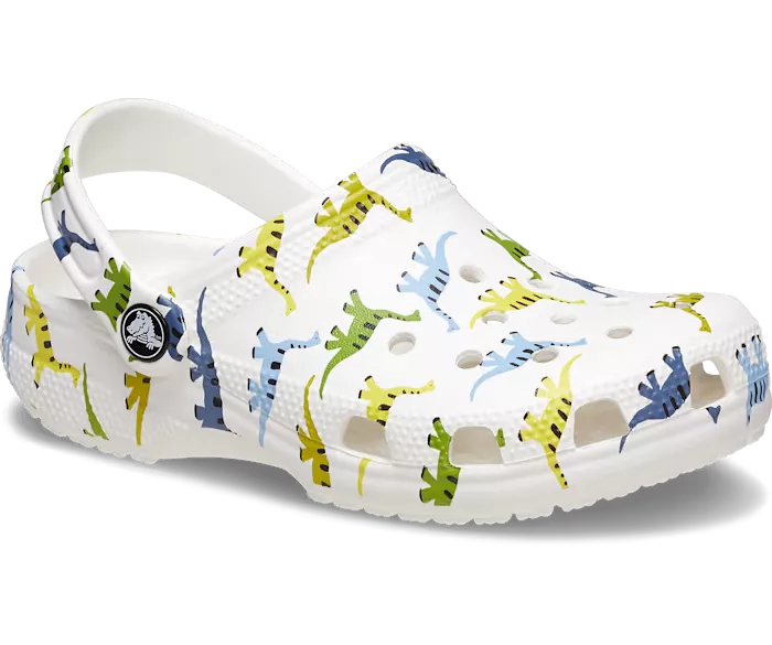 Kids' Character Print Dino Clog