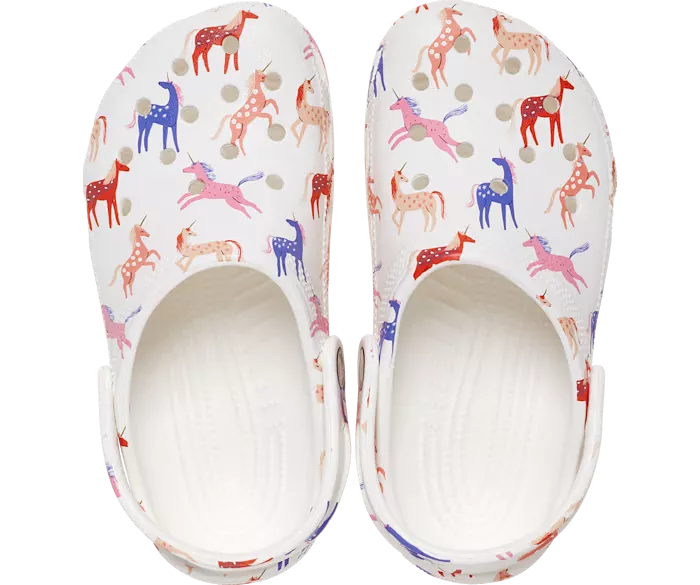 Kids' Character Print Unicorn Clog