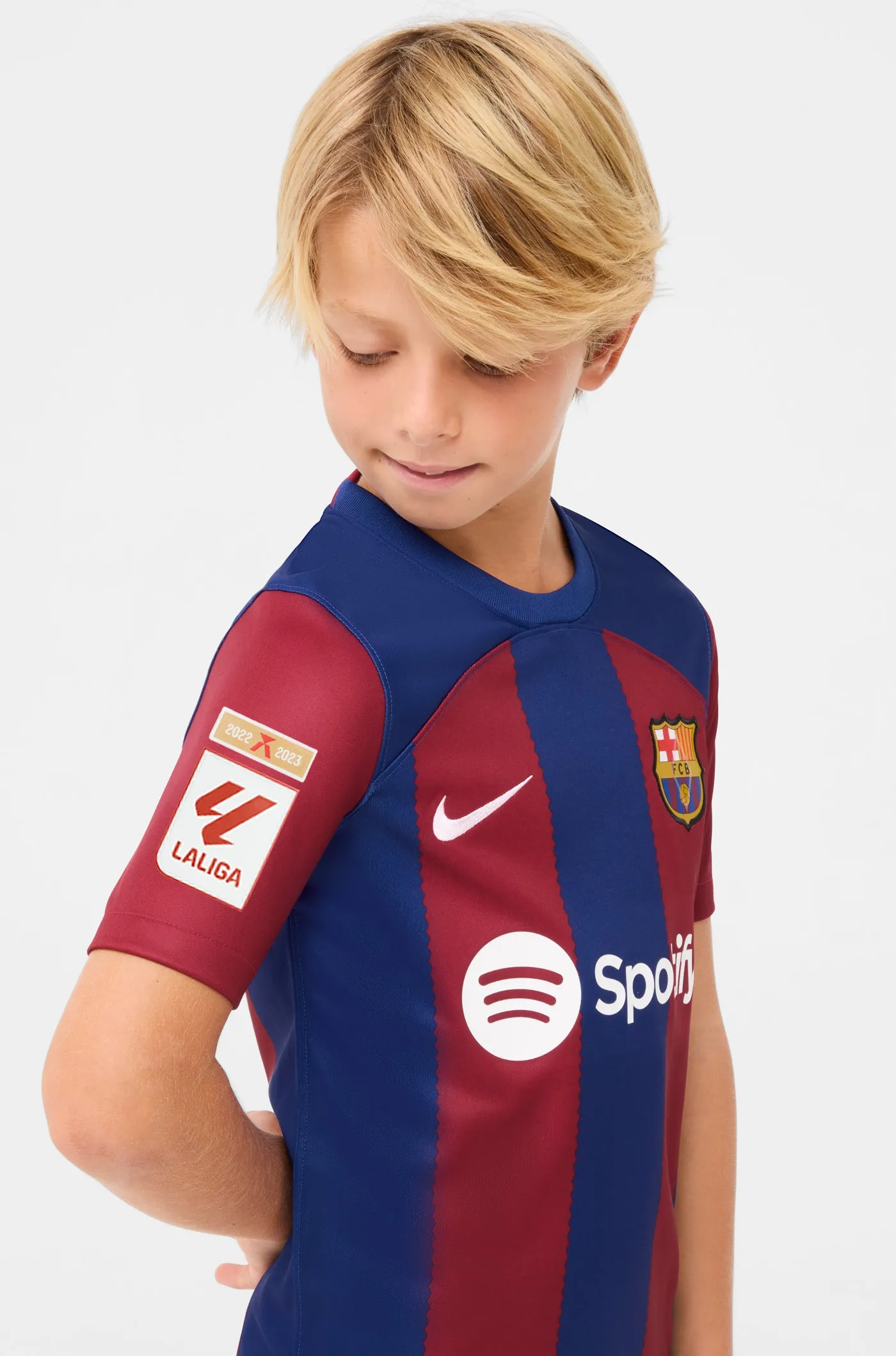 LFP FC Barcelona home shirt 23/24 - Junior - JOO FELIX