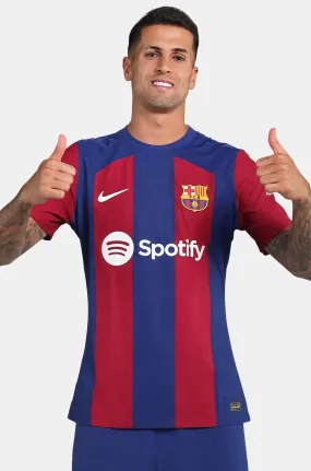 LFP FC Barcelona home shirt 23/24 Player's Edition - JOO CANCELO